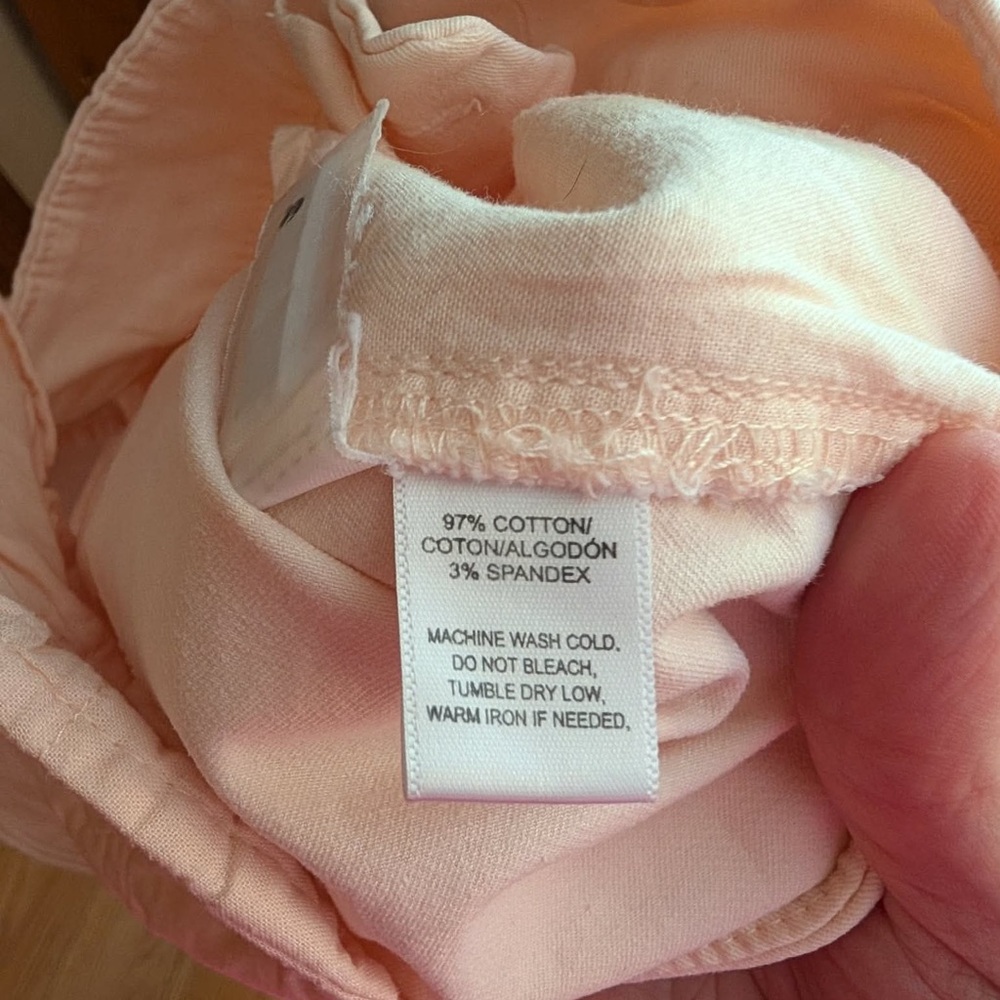LOFT Cropped Pants in Pale Pink - Picture 3 of 3